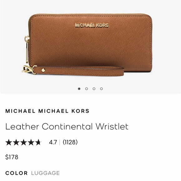 Michael Kors Continental Wristlet - Picture 1 of 6